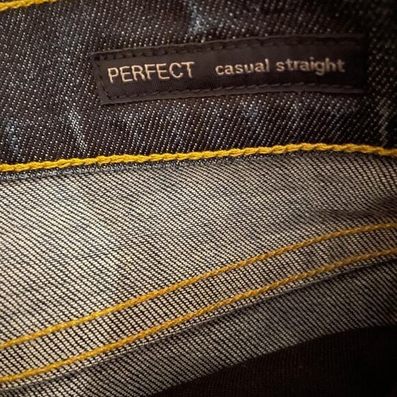 Citizens of Humanity 42 x 33 Jeans | Perfect Straight, Dark Wash, Made in USA - Picture 10 of 14